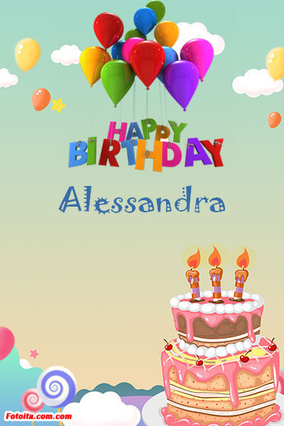 Alessandra - Buon compleanno Alessandra. Tanti Auguri Carte E Immagini