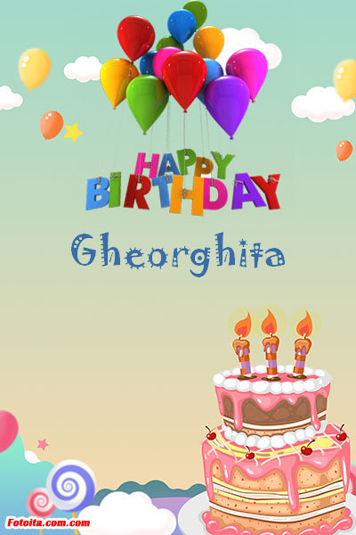 Gheorghita - Buon compleanno Gheorghita. Tanti Auguri Carte E Immagini