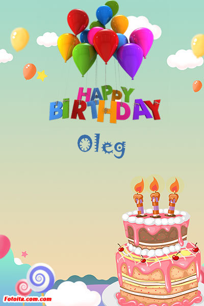 Oleg - Buon compleanno Oleg. Tanti Auguri Carte E Immagini
