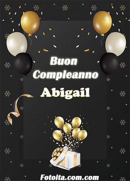 Buon compleanno Abigail Immagine