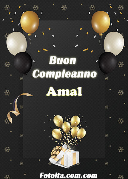Buon compleanno Amal Immagine