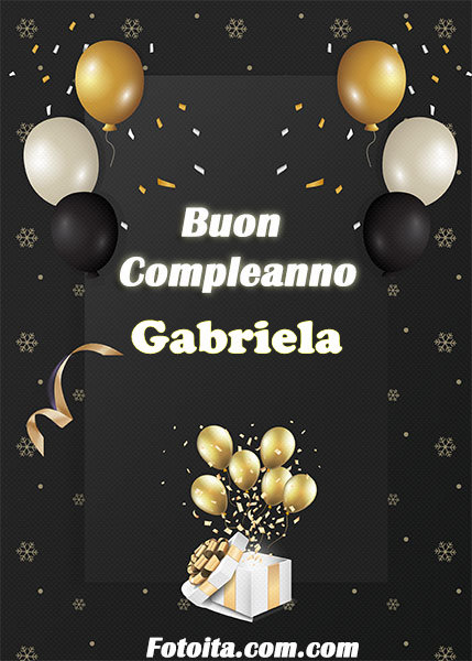 Buon compleanno Gabriela Immagine