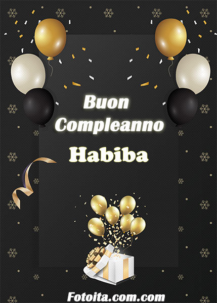 Buon compleanno Habiba Immagine