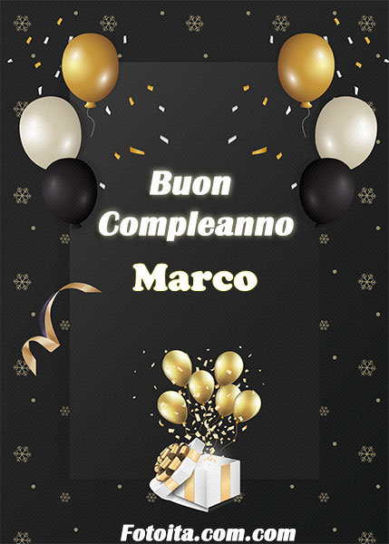 Buon compleanno Marco Immagine