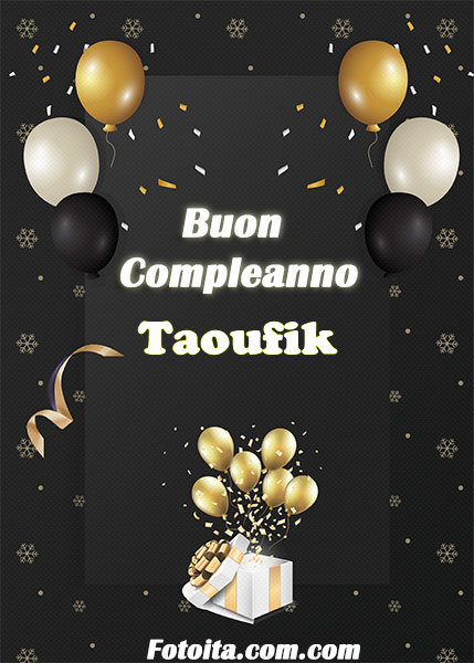 Buon compleanno Taoufik Immagine