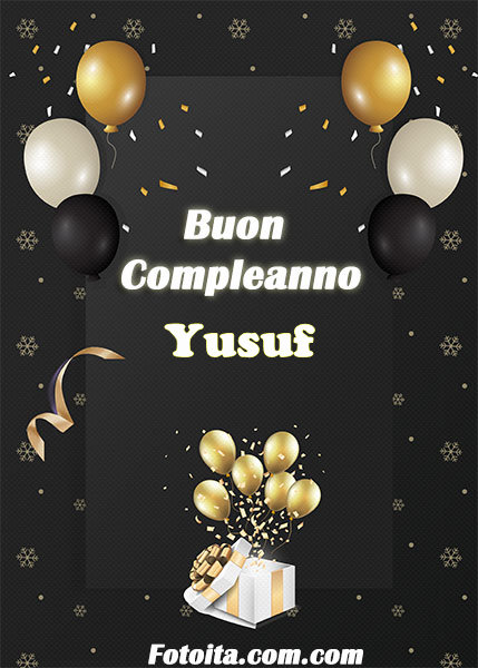 Buon compleanno Yusuf Immagine