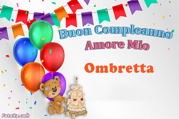 Buon compleanno Ombretta. tanti auguri di buon compleanno con nome