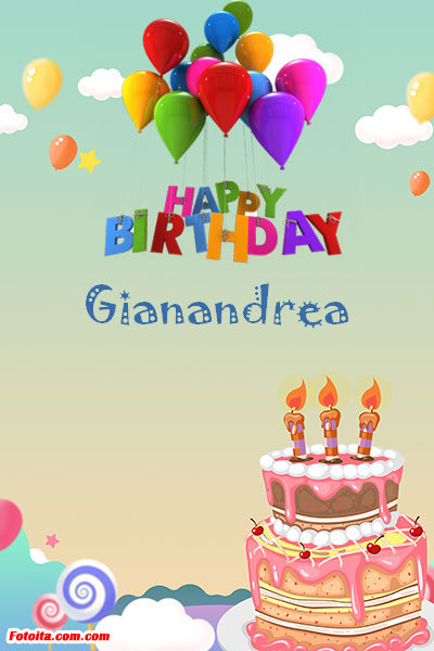 Gianandrea - Buon compleanno Gianandrea. Tanti Auguri Carte E Immagini