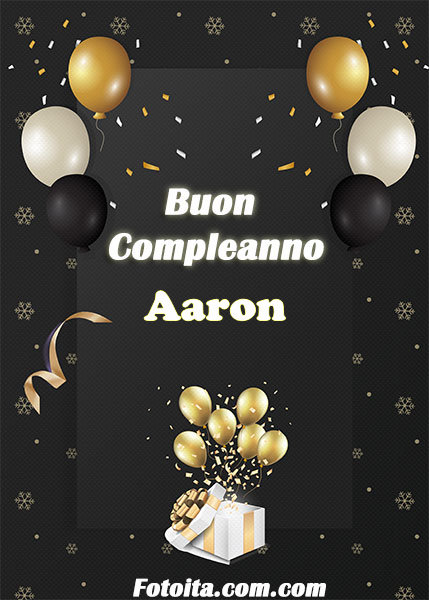 Buon compleanno Aaron Immagine