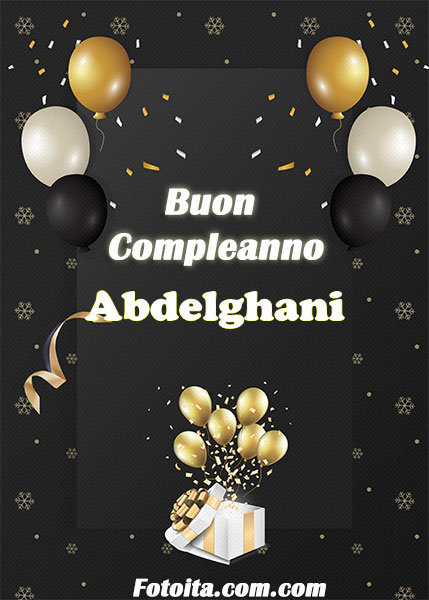 Buon compleanno Abdelghani Immagine