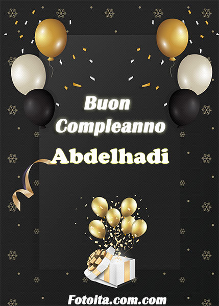 Buon compleanno Abdelhadi Immagine