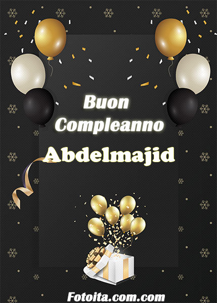 Buon compleanno Abdelmajid Immagine